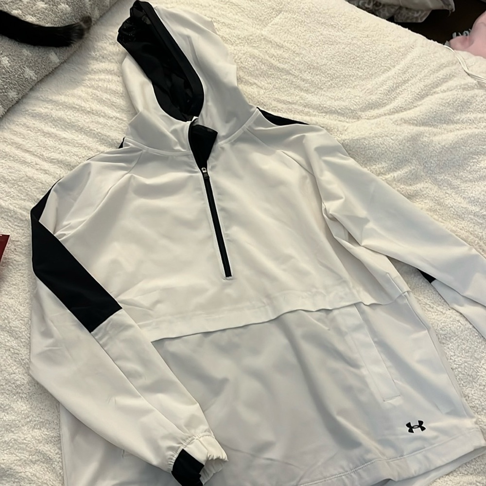 under armour 1/4 zip rain jacket